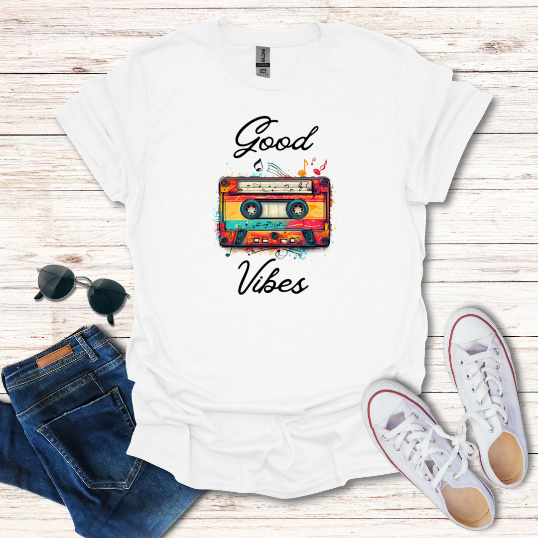 Good Vibes Retro Cassette