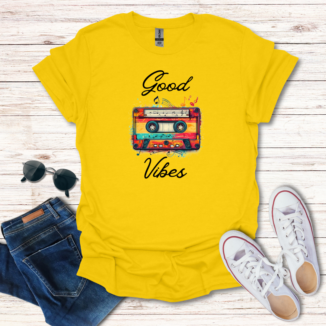 Good Vibes Retro Cassette