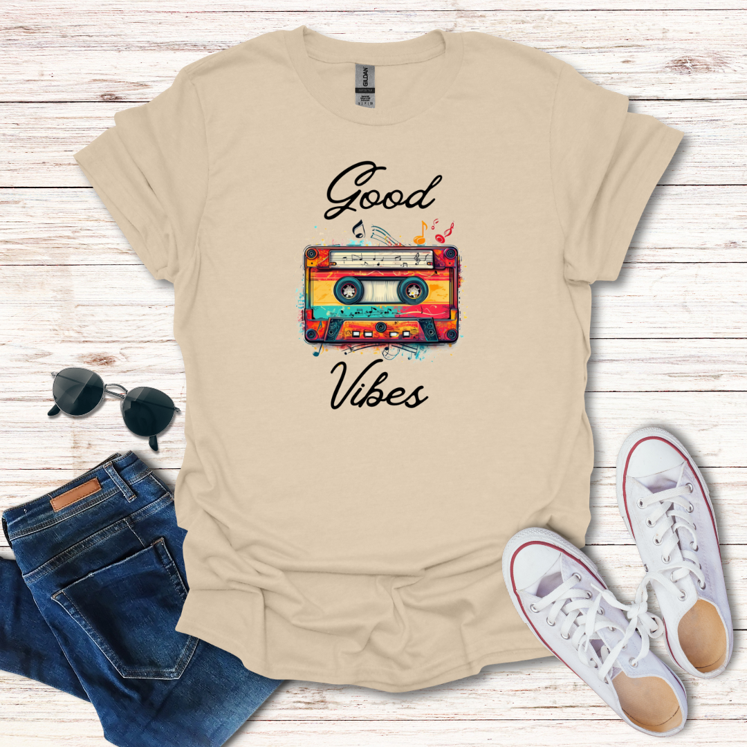 Good Vibes Retro Cassette