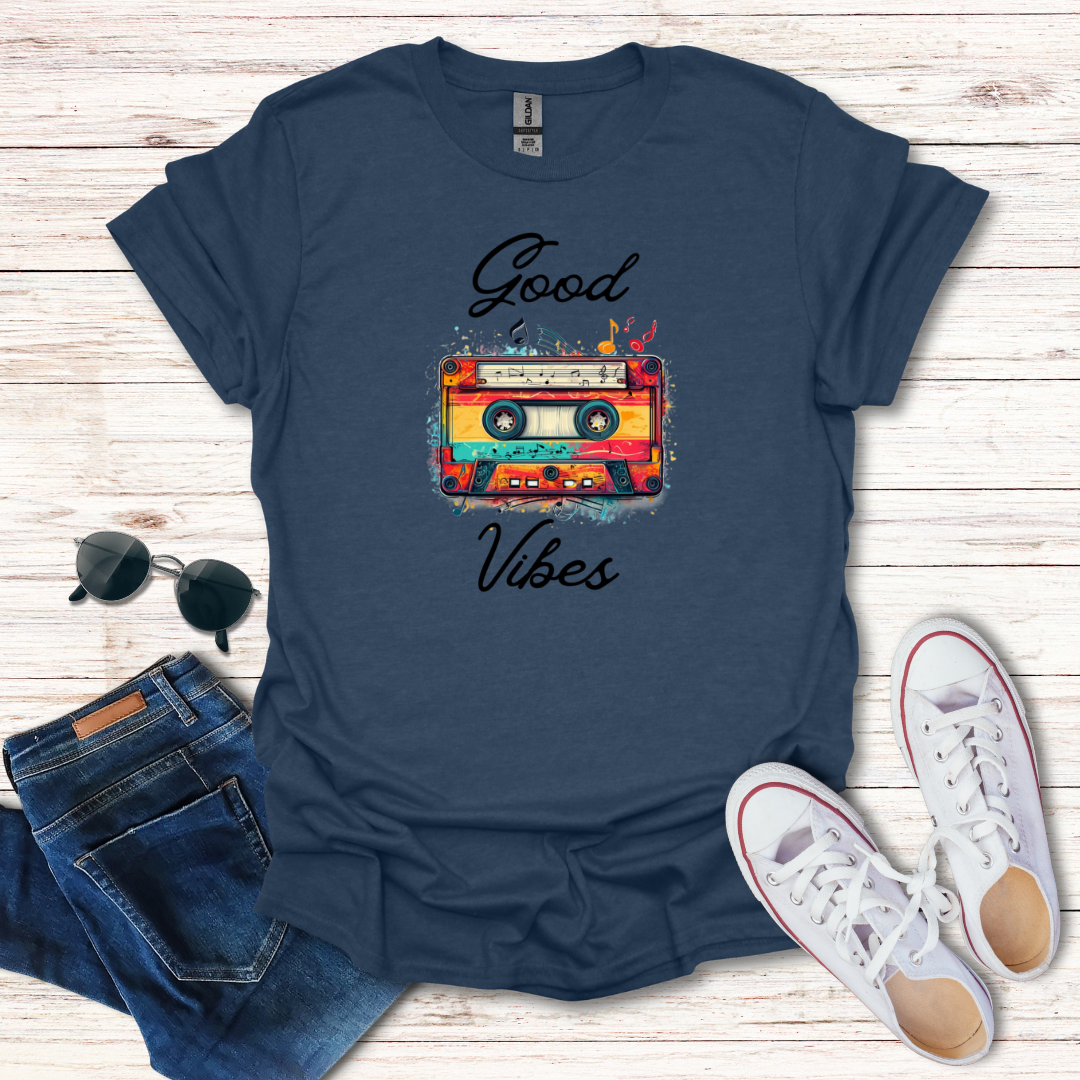 Good Vibes Retro Cassette