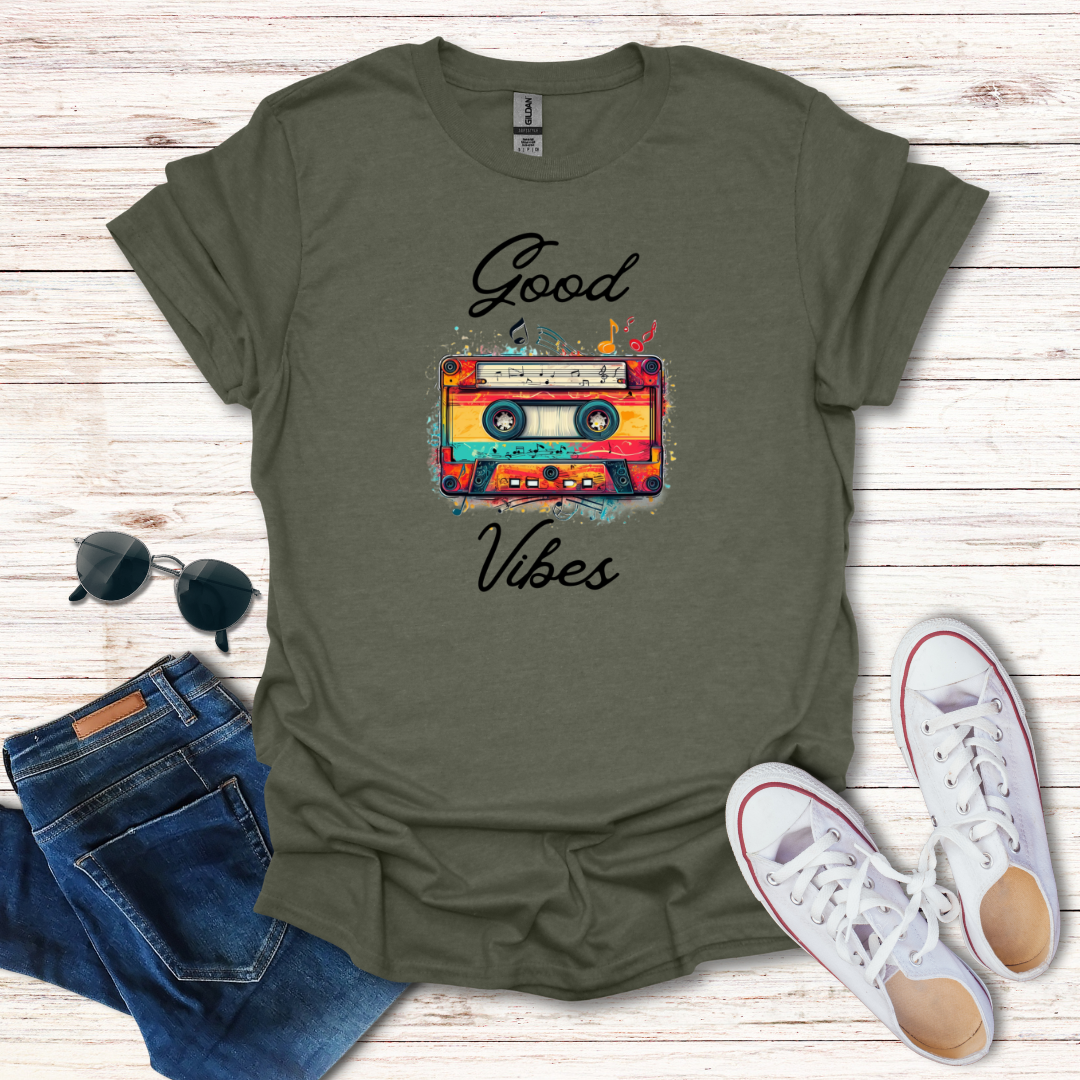 Good Vibes Retro Cassette