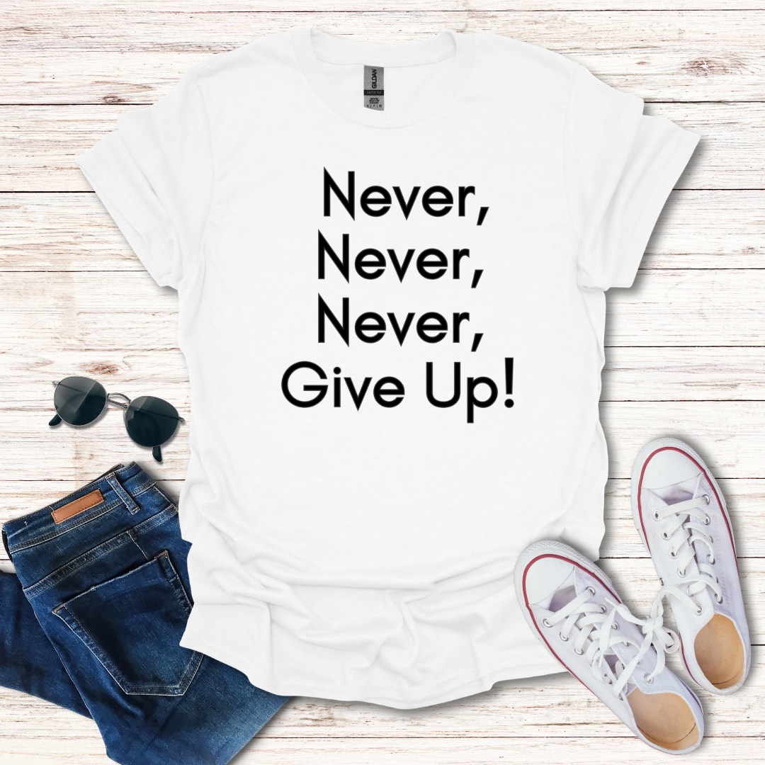 Never Never Never Give Up Simple