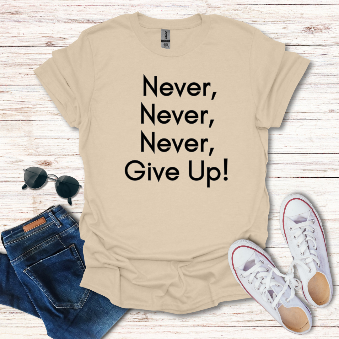 Never Never Never Give Up Simple