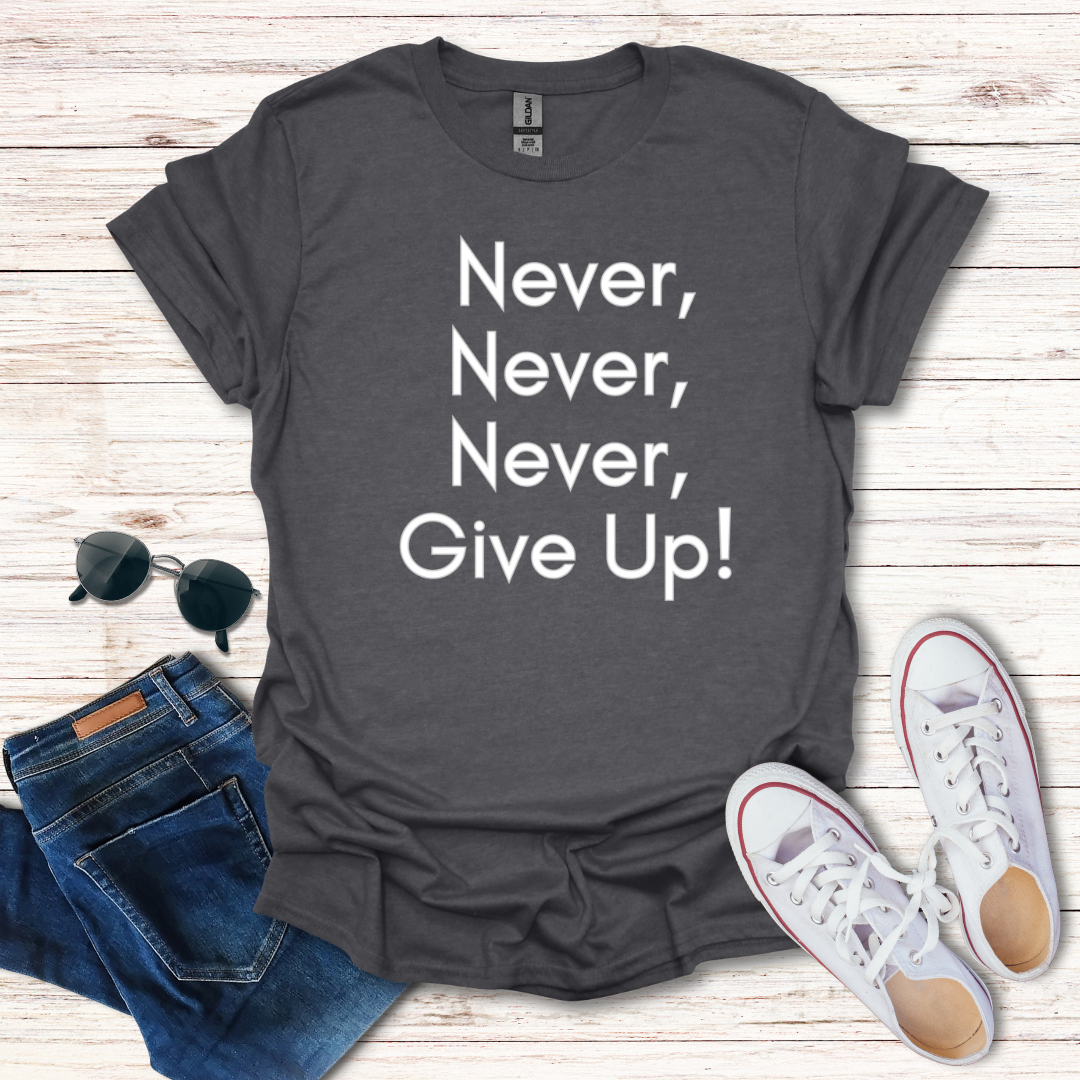 Never Never Never Give Up Simple
