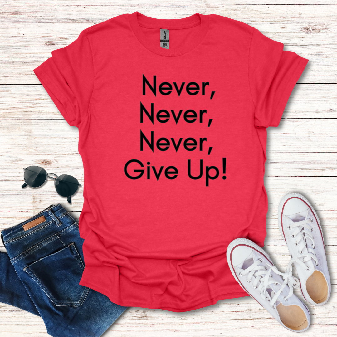 Never Never Never Give Up Simple