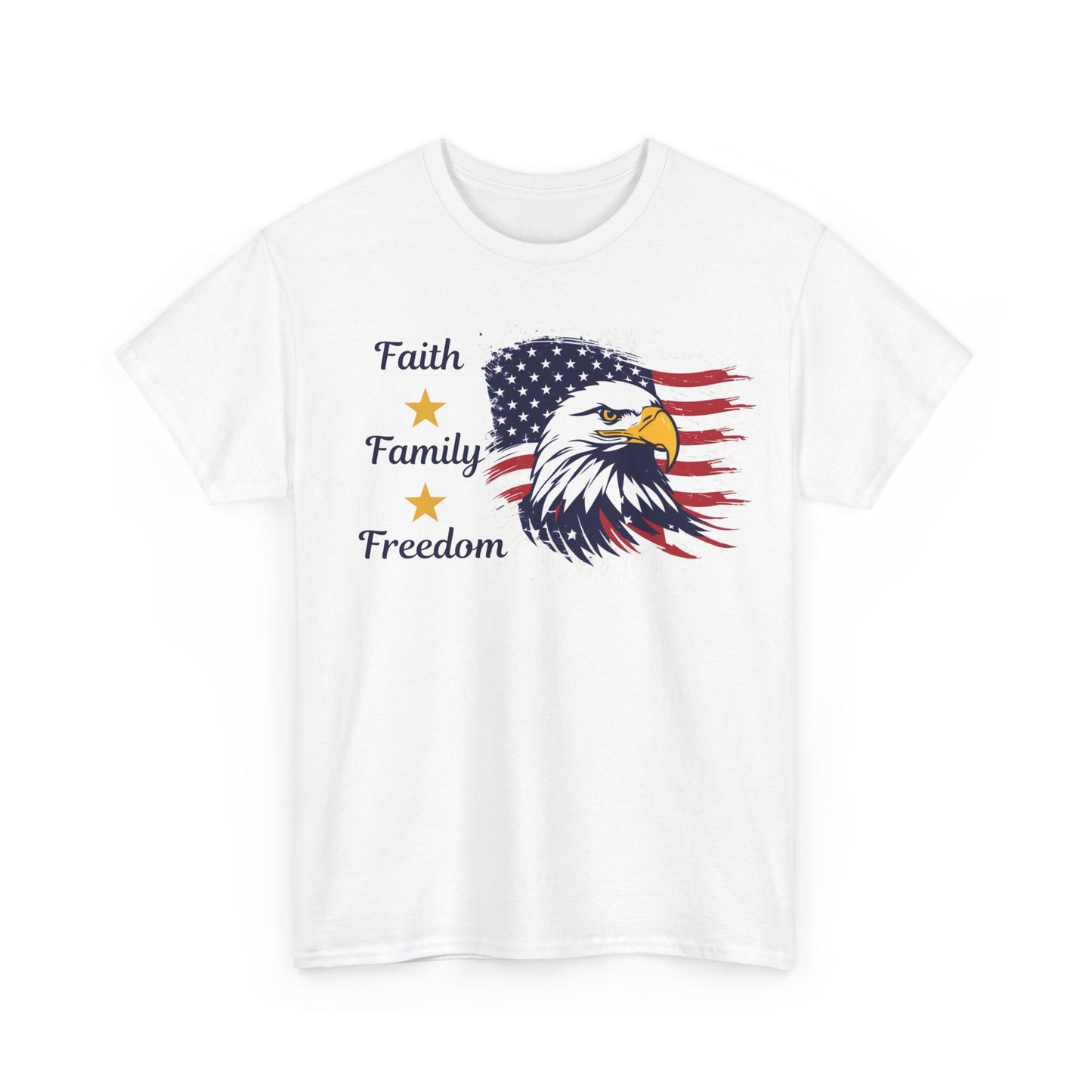 faith family freedom solid text