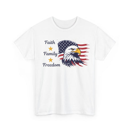faith family freedom solid text