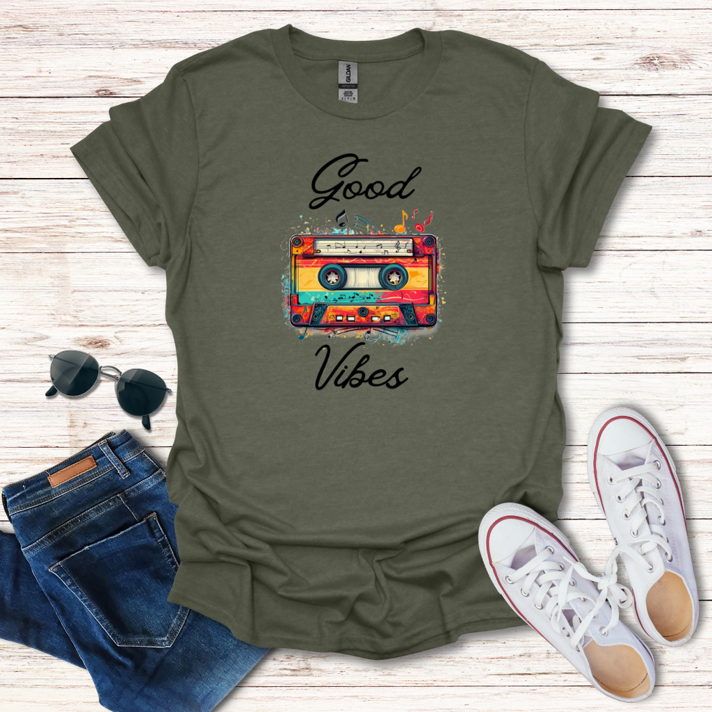 Good Vibes Retro Cassette