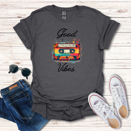 Good Vibes Retro Cassette