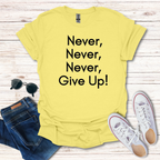 Never Never Never Give Up Simple