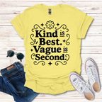 Vague Is Second