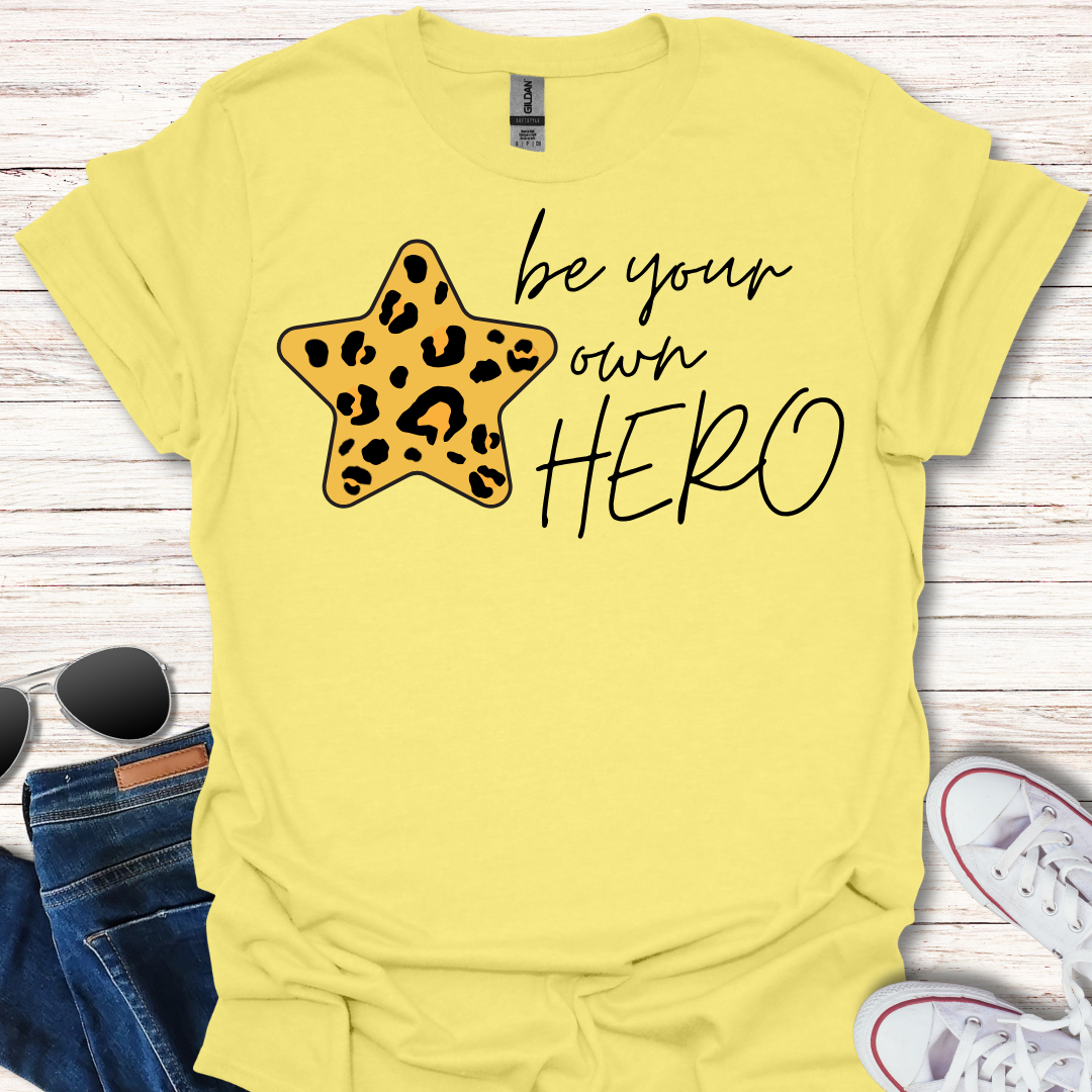 Be Your Own Hero animal print