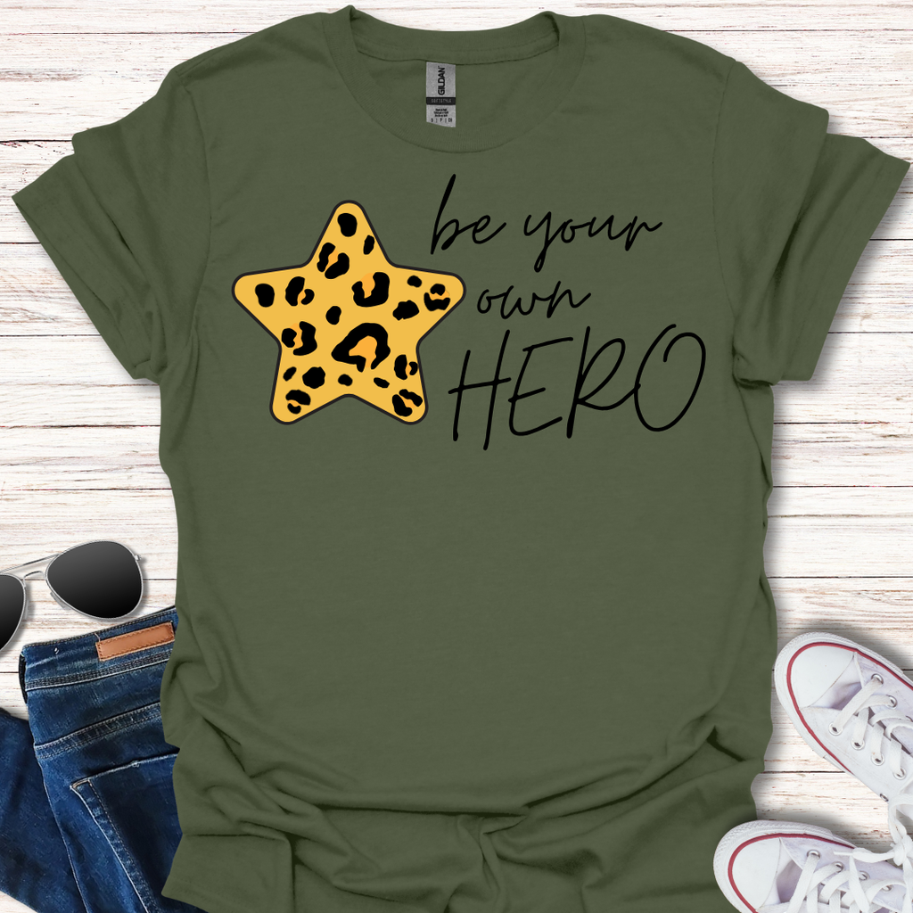 Be Your Own Hero animal print
