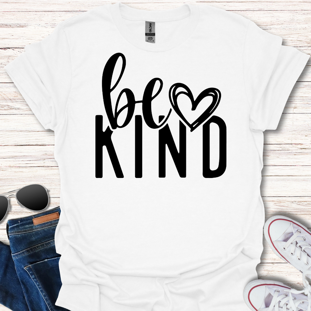 Be Kind curvy heart