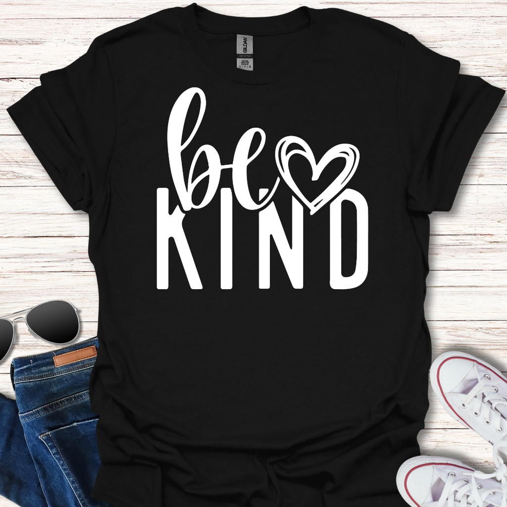 Be Kind curvy heart