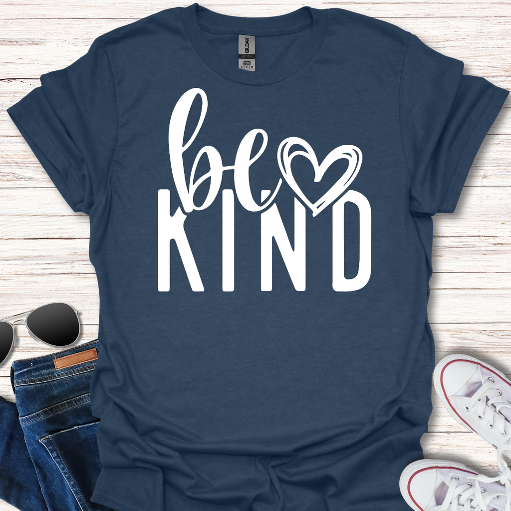 Be Kind curvy heart