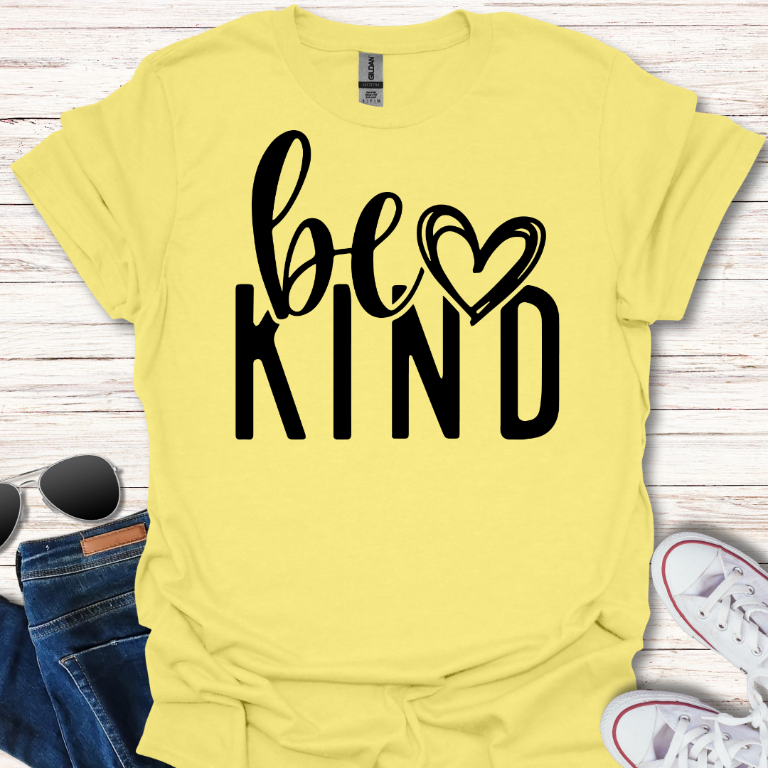Be Kind curvy heart