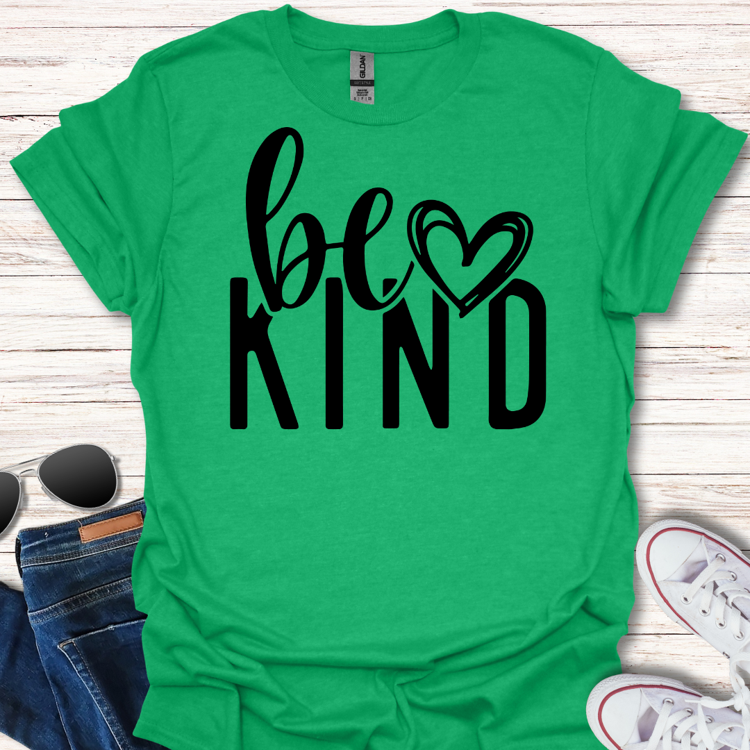 Be Kind curvy heart