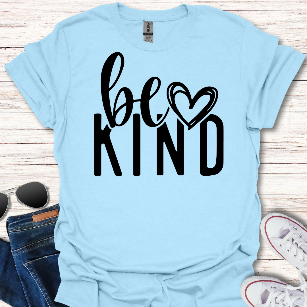 Be Kind curvy heart