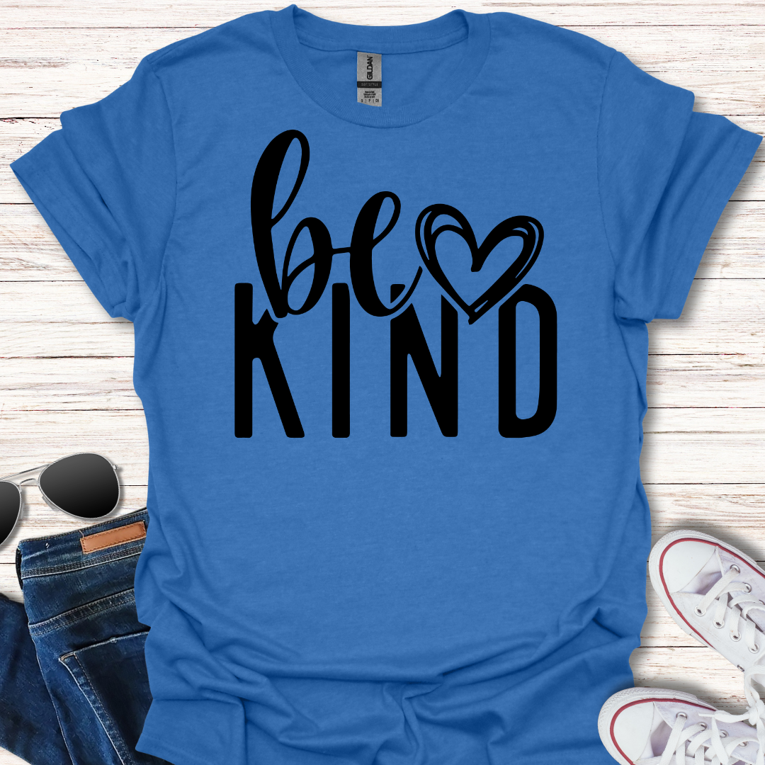 Be Kind curvy heart