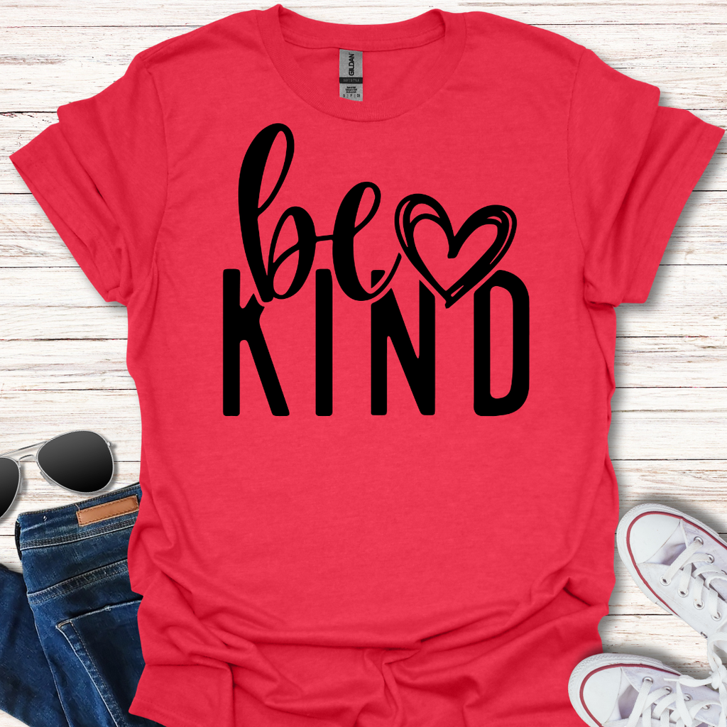 Be Kind curvy heart