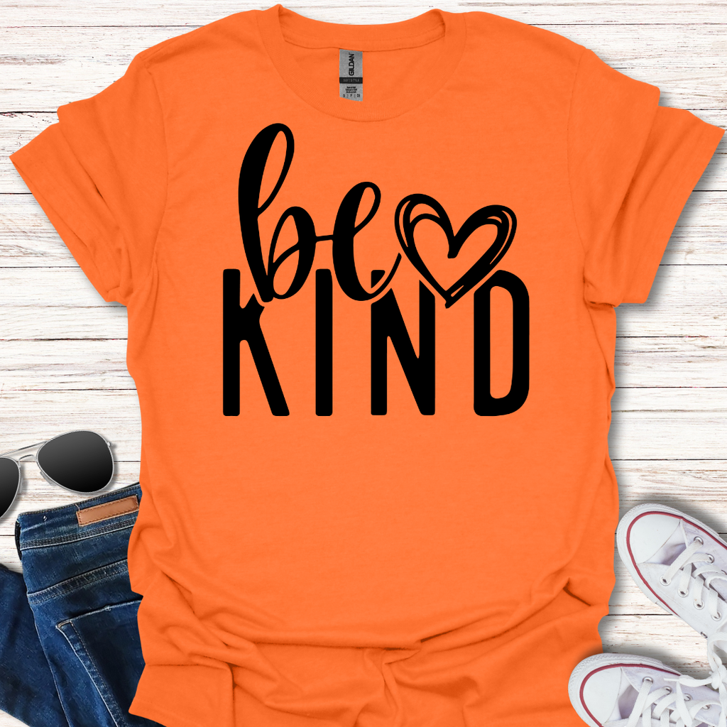 Be Kind curvy heart