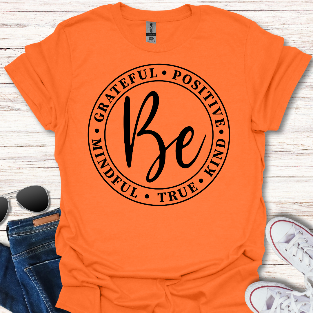 Be Grateful Kind Positive Circle