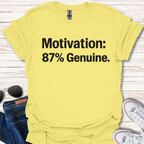 Motivation: 87% Genuine.
