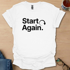 Start Again.
