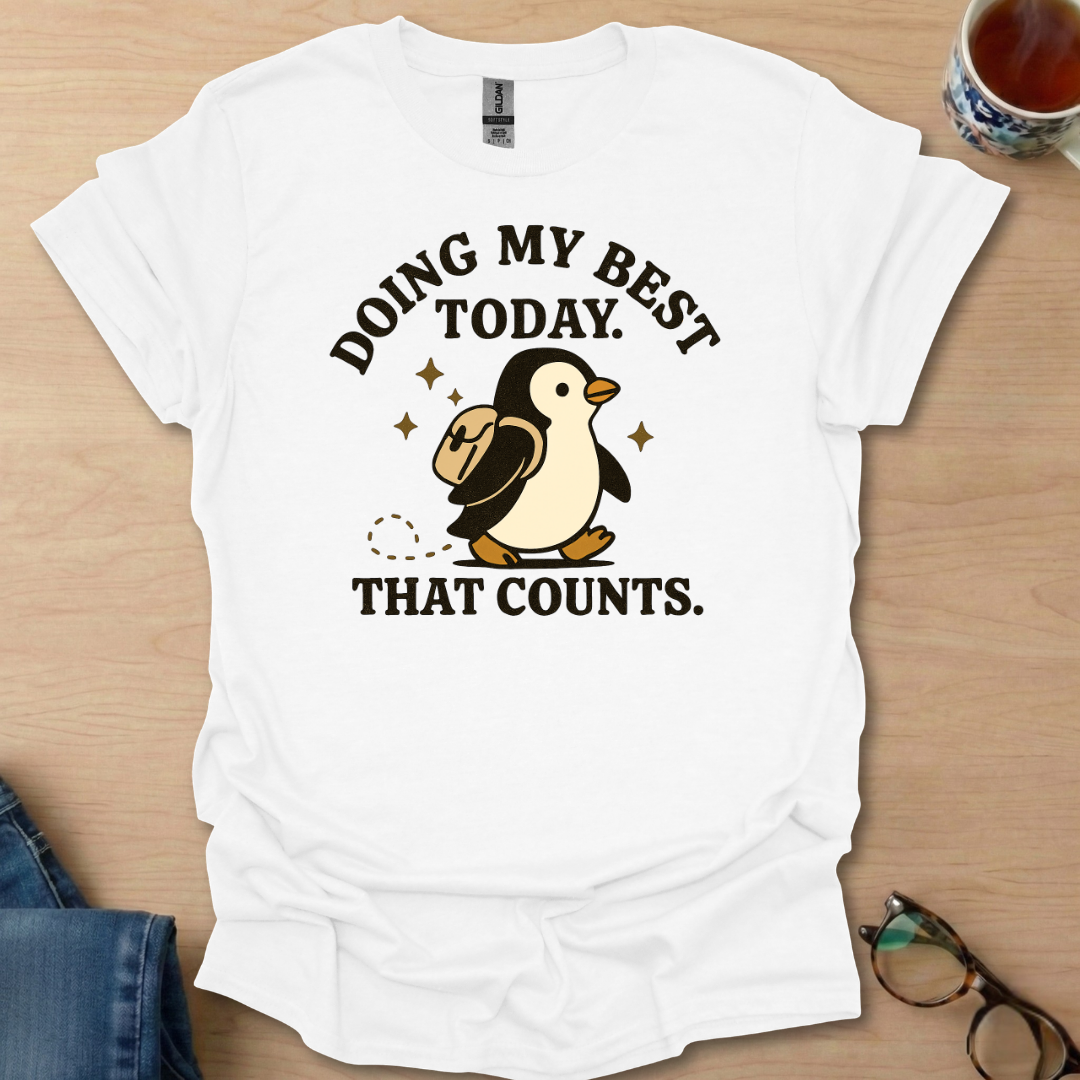 Doing My Best penguin
