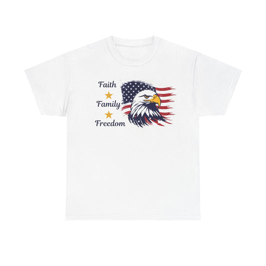 faith family freedom solid text