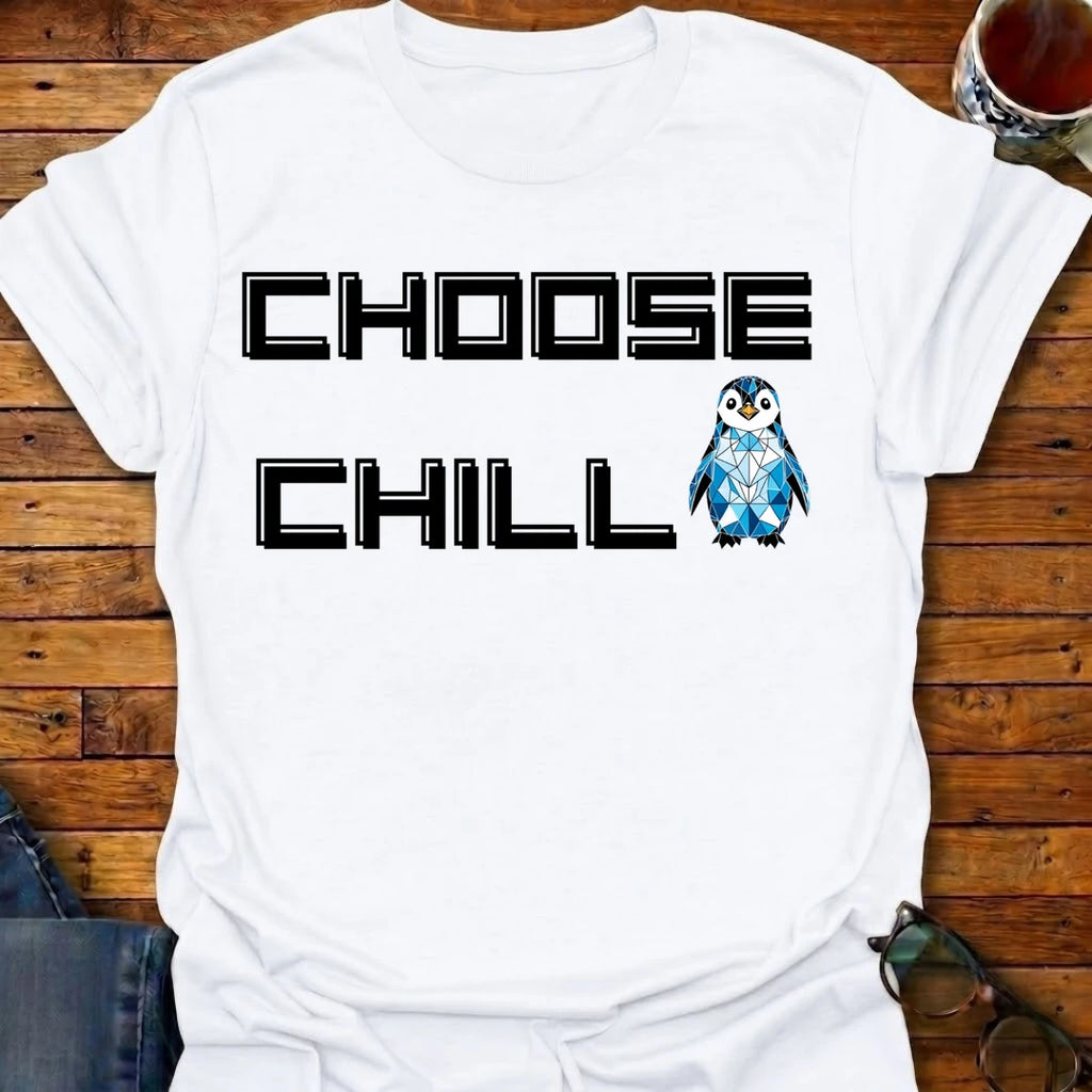 Choose Chill Penguin T-Shirt