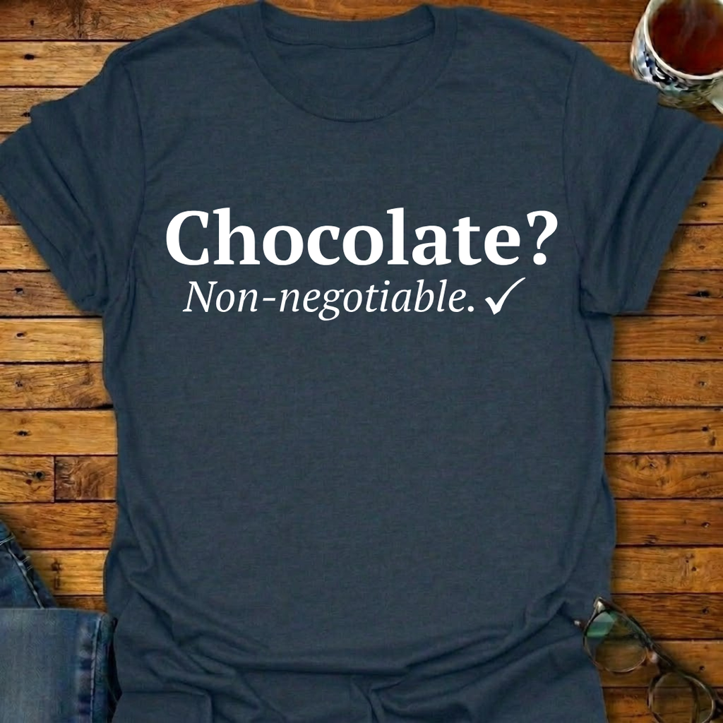 Chocolate? Non-negotiable T-Shirt