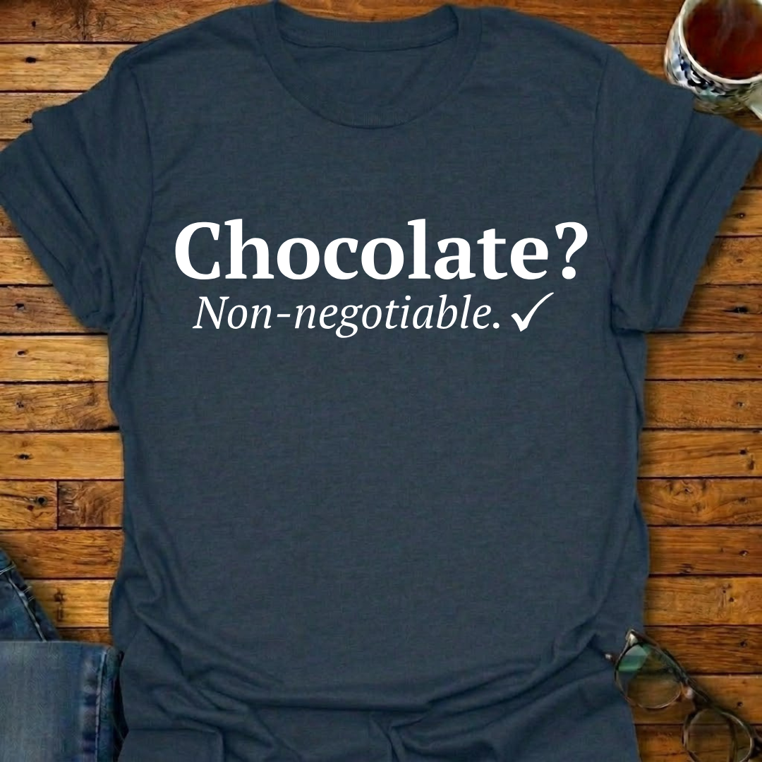 Chocolate? Non-negotiable T-Shirt