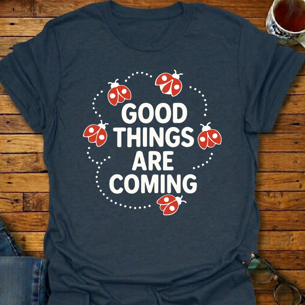 Good Things Are Coming Lady Bugs T-Shirt