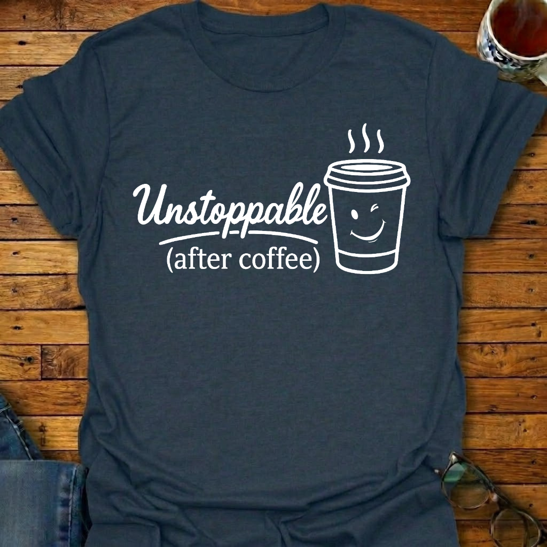 Unstoppable After Coffee T-Shirt