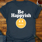 Be Happyish Emoji T-Shirt