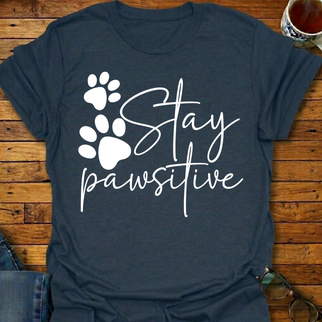 Stay Pawsitive T-Shirt