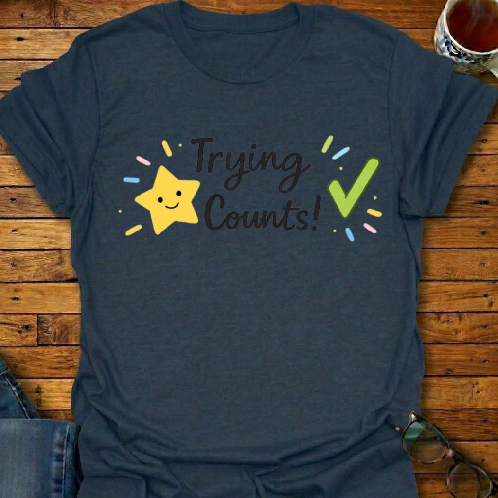 Trying Counts Star T-Shirt