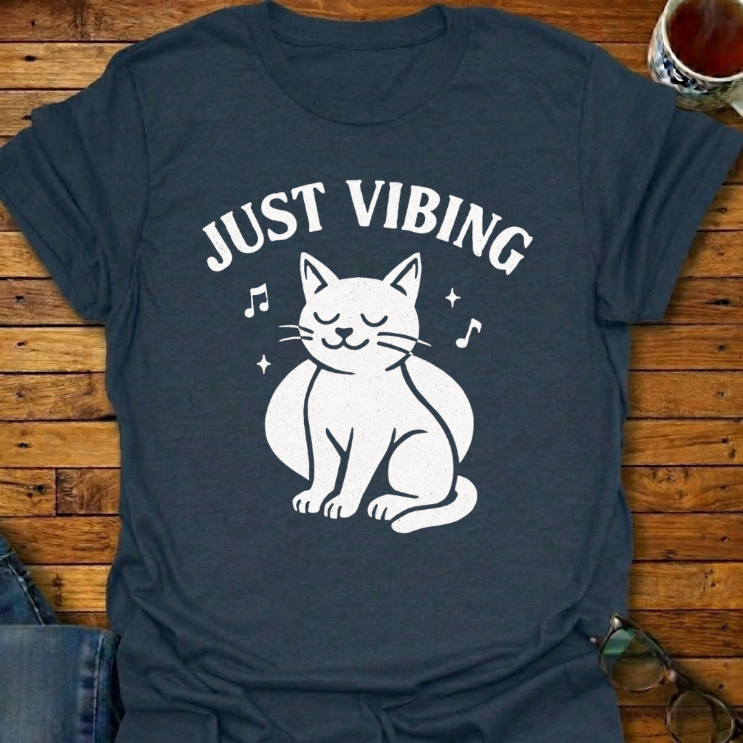 Just Vibing Cat T-Shirt