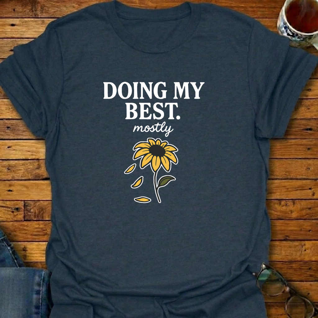 Doing My Best Mostly Sunflower T-Shirt