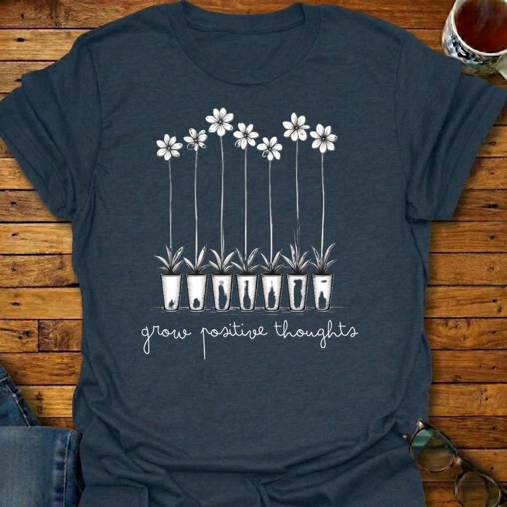 Floral Ascend BW T-Shirt
