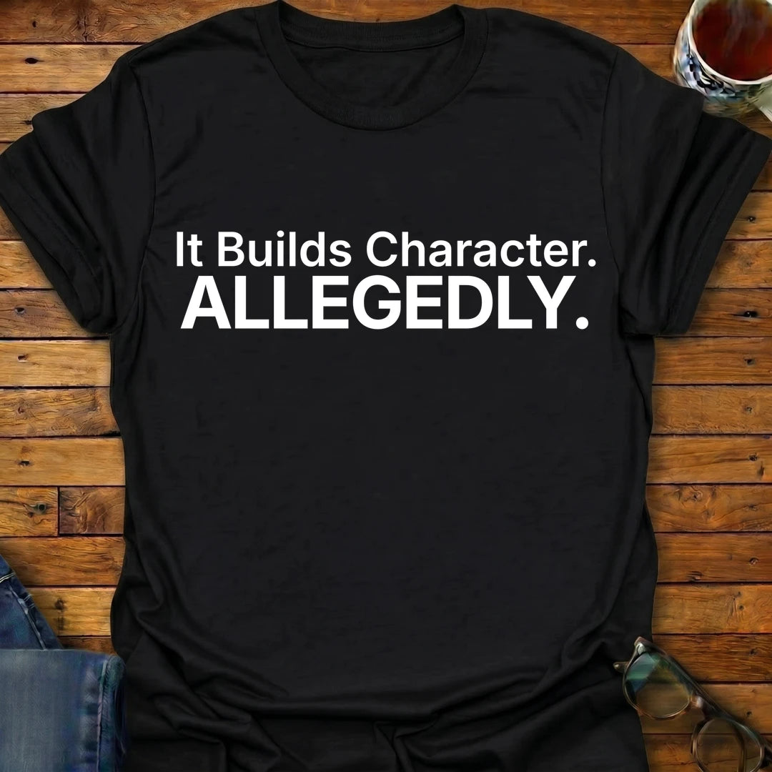 It Builds Character, Allegedly T-Shirt