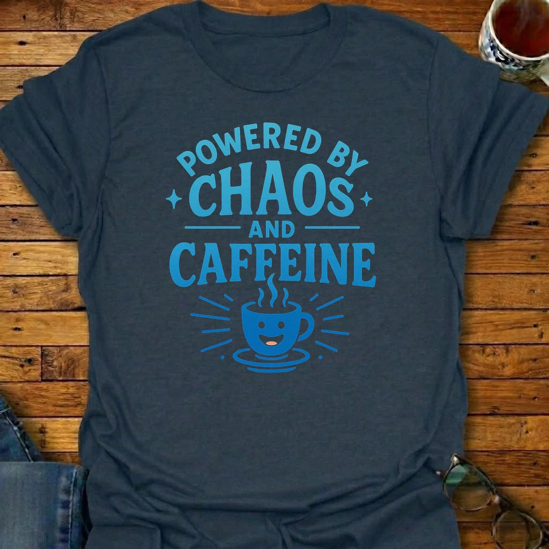 Powered By Chaos and Caffeine T-Shirt
