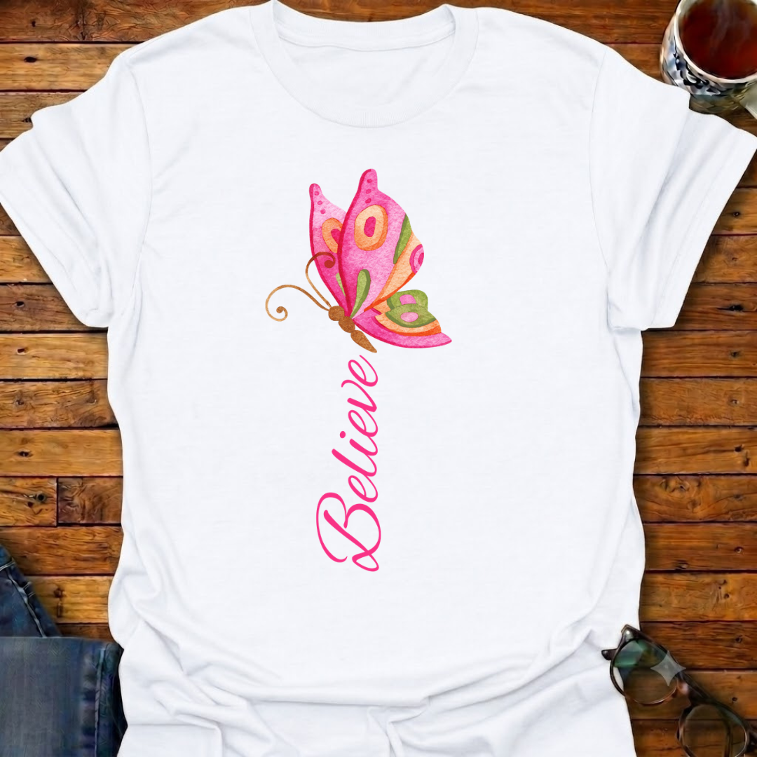 Believe Butterfly T-Shirt