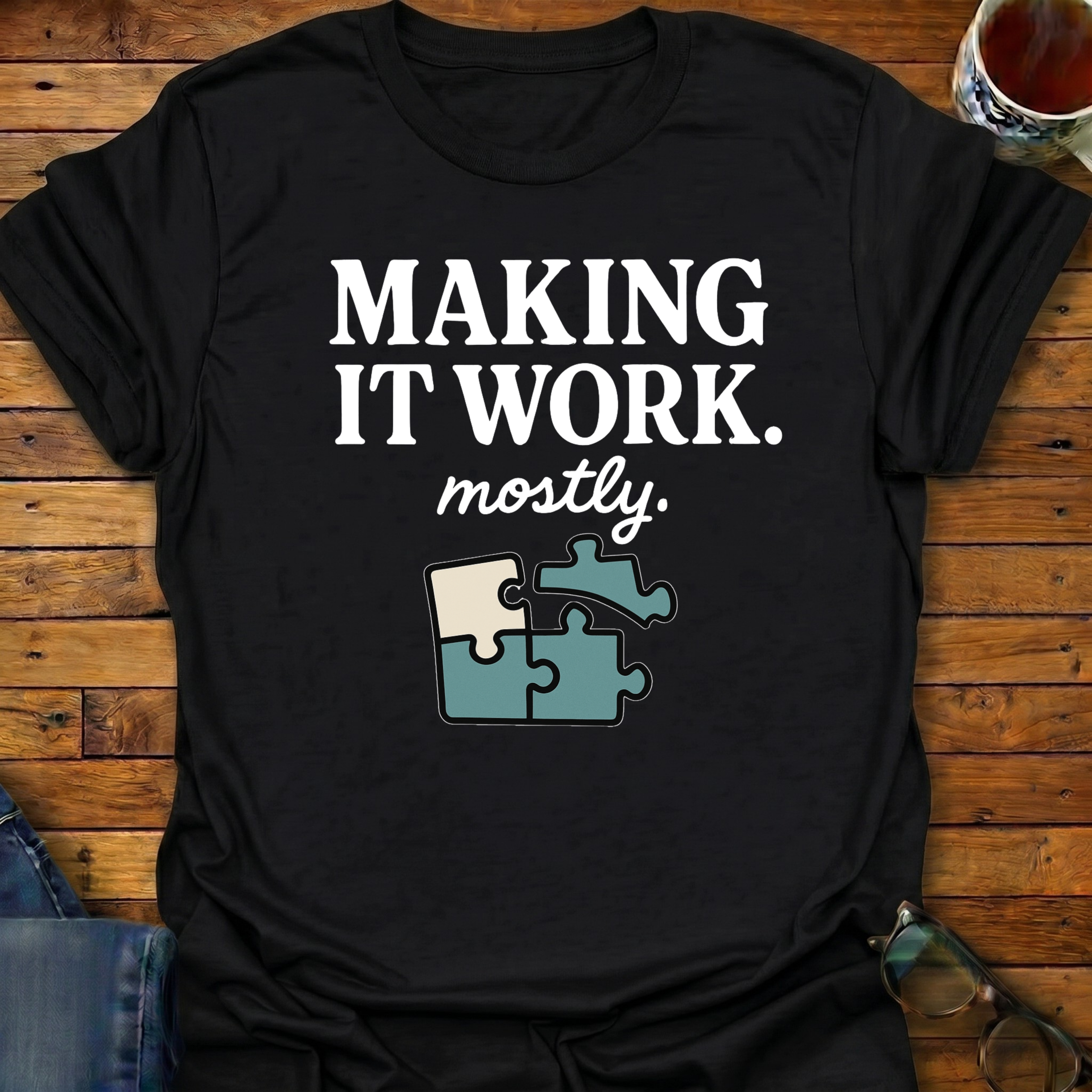 Making It Work mostly Puzzle T-Shirt