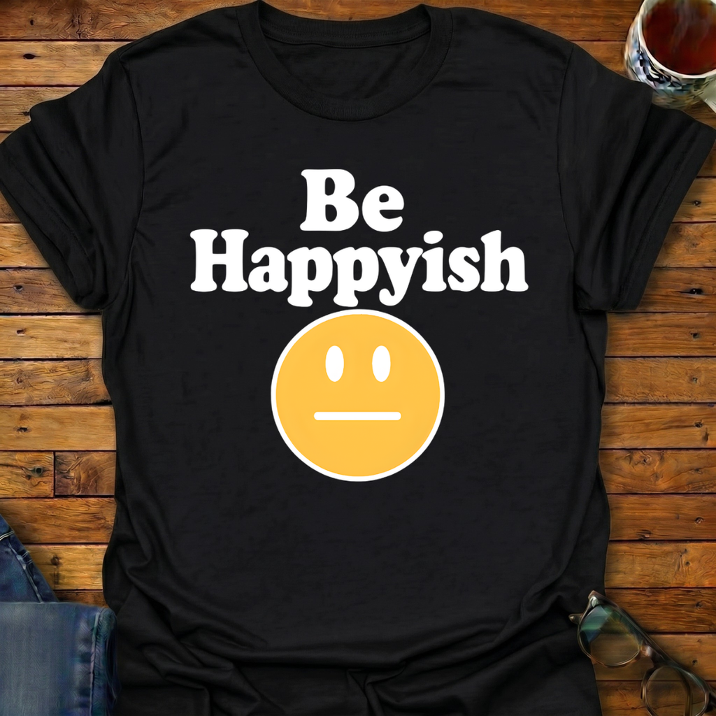 Be Happyish Emoji T-Shirt