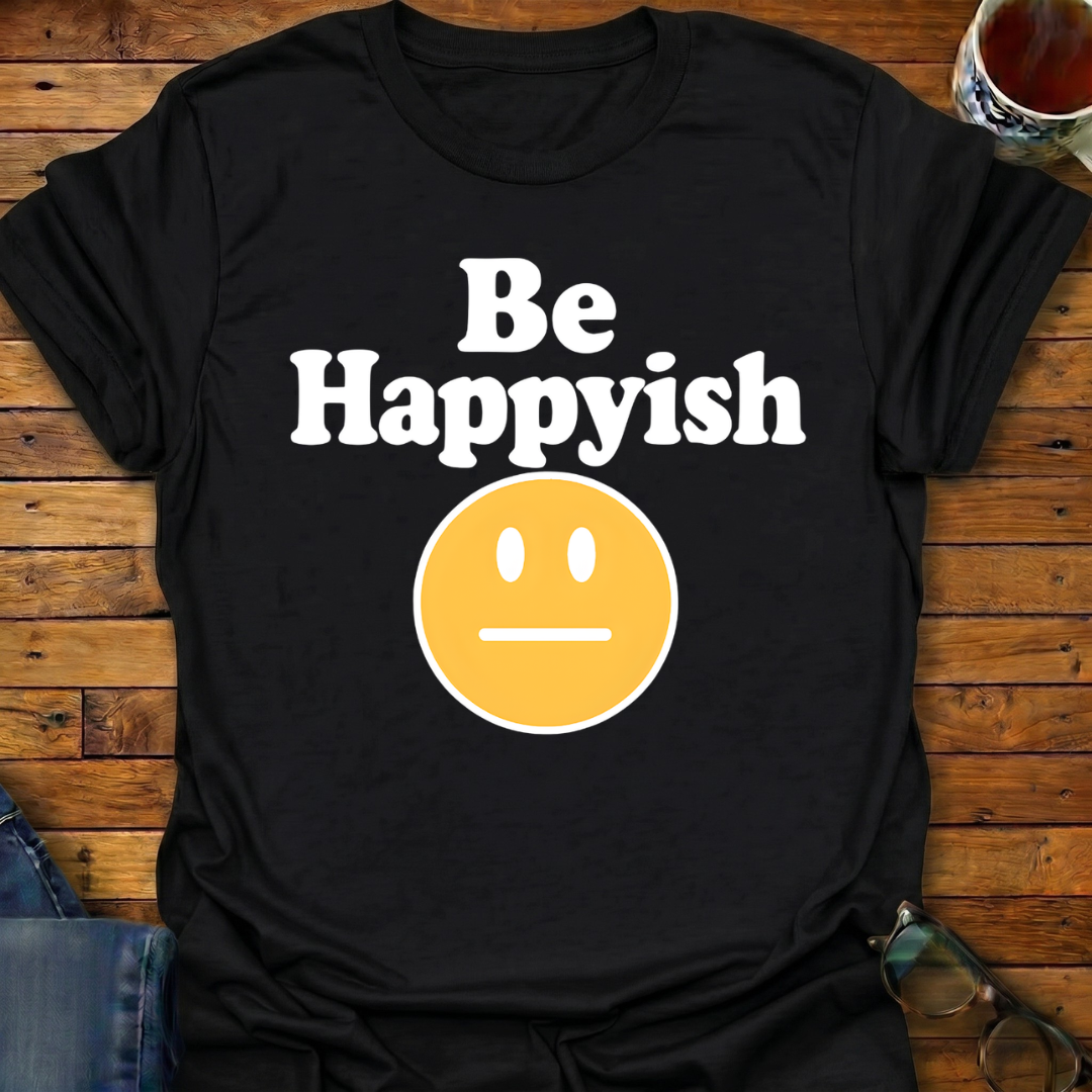 Be Happyish Emoji T-Shirt