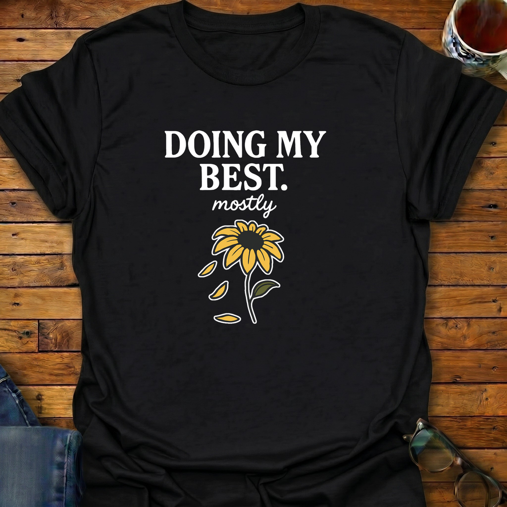 Doing My Best Mostly Sunflower T-Shirt
