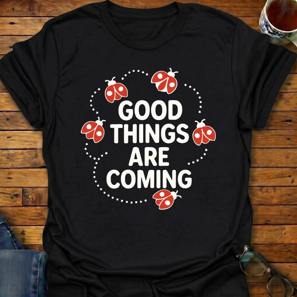 Good Things Are Coming Lady Bugs T-Shirt